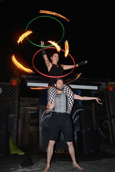 Fire Hula hoop