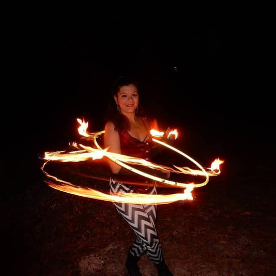 monica fire hoop 2